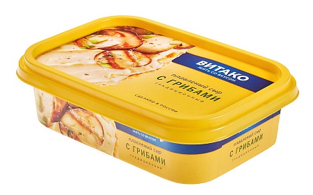 Сыр плавленый в ванночке с грибами 200г