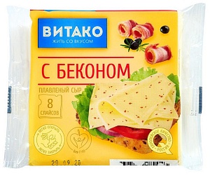 Сыр плавленый с беконом 130г