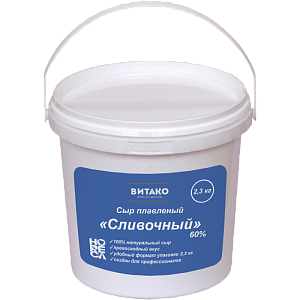 Продукт плавленый с сыром сливочный 2,3кг